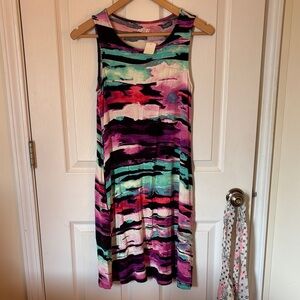 Apartment Nine Sleeveless Multicolor Dress Size Small